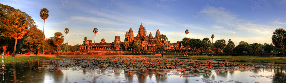 Sticker angkor wat - siam reap - cambodia / kambodscha