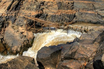Fototapeta premium 4000 Islands(Si Phan Don) Sophamit Rapids - Laos