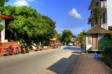 Street in Luang Prabang, Lao / Laos