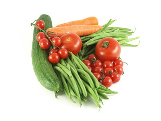 Vegetables, isolated
