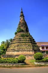 Temple in Vientiane - Lao / Laos