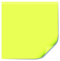 Notepaper jaune