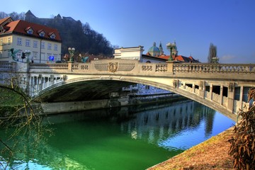 Fototapeta premium Laibach / Ljubljana - Slowakei (Slowakia)