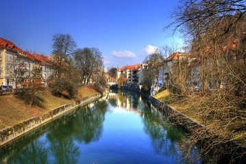 Fototapeta na wymiar Laibach / Ljubljana - Slowakei (Slowakia)