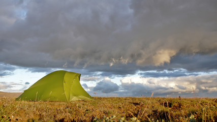 A Tent in Iceland