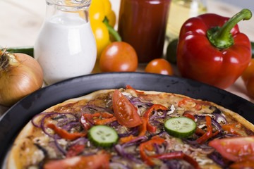Tasty pizza
