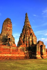 Fototapeta na wymiar Temple in Ayutthaya / Bangkok - Thailand