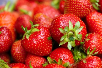 Erdbeeren formatfüllend