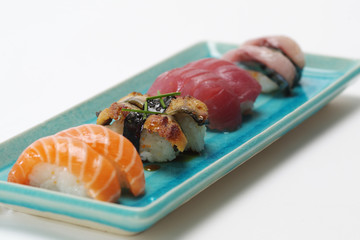 Sushi Dish on White Background 5