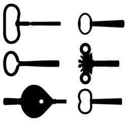 Old clock keys