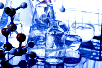 Molecular Model - Laboratory glass
