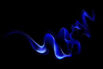 blue smoke vector
