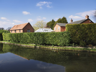 houses by canal