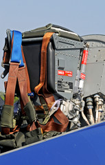 sedile di aereo militare