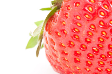 strawberry on white background