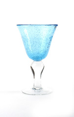 Stock photo of a wine glass on a white background