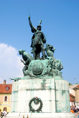 Statue of Dobó István, Eger, Hungary