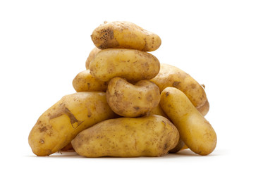 plégumes série - Pommes de terre isolé sur fond blanc