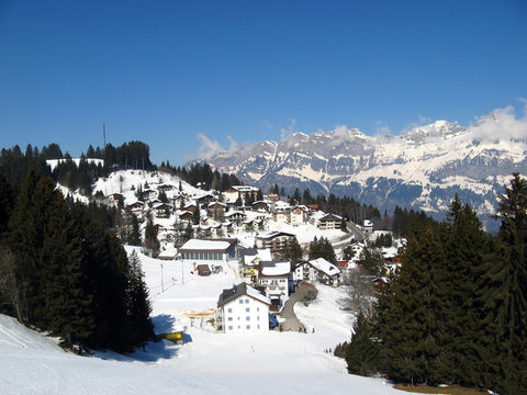 Small village in alps
