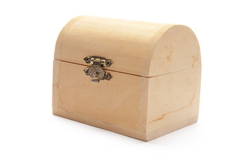 Miniature Wooden Treasure Box