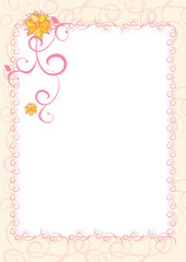 flower ornate border