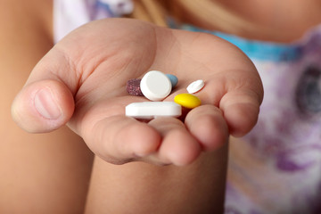 Young woman and tablets