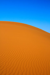blissful view of sand dunes