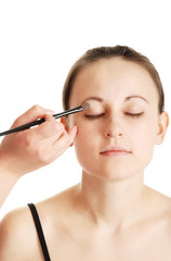 Fototapeta premium make-up for the young girl