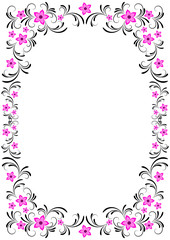 Floral frame