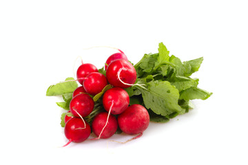 bunch of radishes