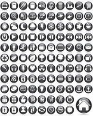 Over one hundred Glossy IconsOver one hundred Glossy Icons