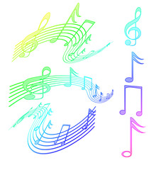 music notes