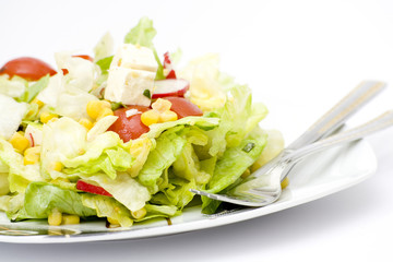 close up of salad