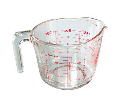 A measuring mug isolated