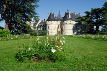 Fototapeta na wymiar Château de Chaumont sur Loire