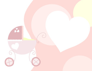 pink baby carriage