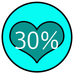 30% Rabatt