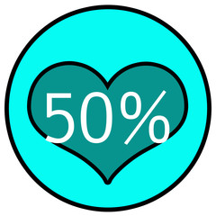 50% Rabatt