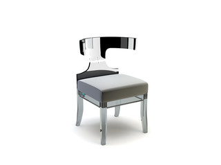 glass modern chair