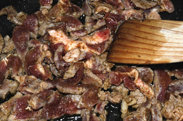 making the dinner