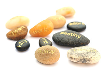 stones and words