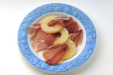 Ananas e prosciutto crudo - Antipasti