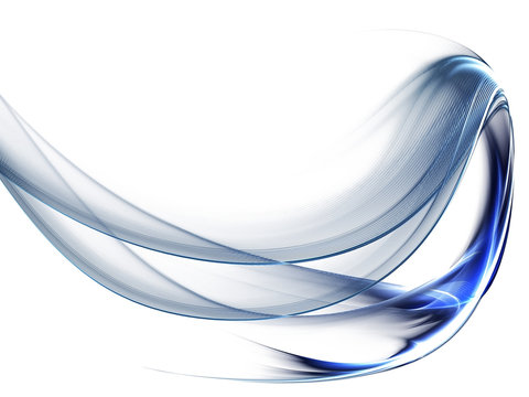 Dynamic blue wavy motion