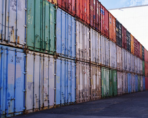 container in dock