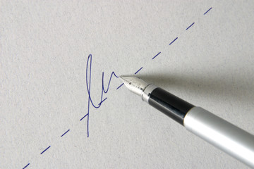 Signieren,Unterschrift,Symbol