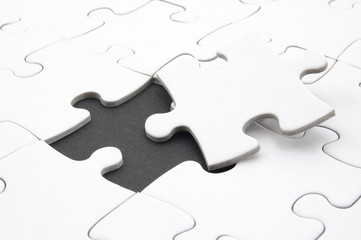 Fototapeta premium abstract jigsaw puzzle background