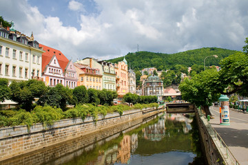 water canal in Karlovy Vary