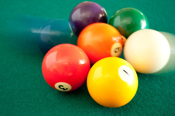 Billiard balls