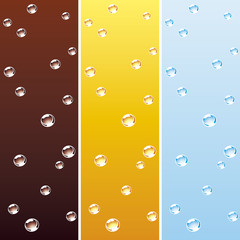 Luftblasen in Softdrinks