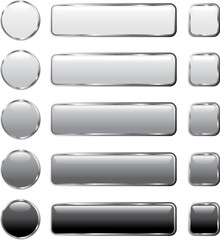gray buttons long